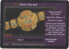 Revolution ECW World Title Belt